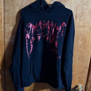 Revenge Clothing Black and Red Hoodie